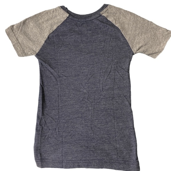 Seattle Seahawks T-shirt top kids blue silver Sz XS 4/5. O-13 - Picture 3 of 3